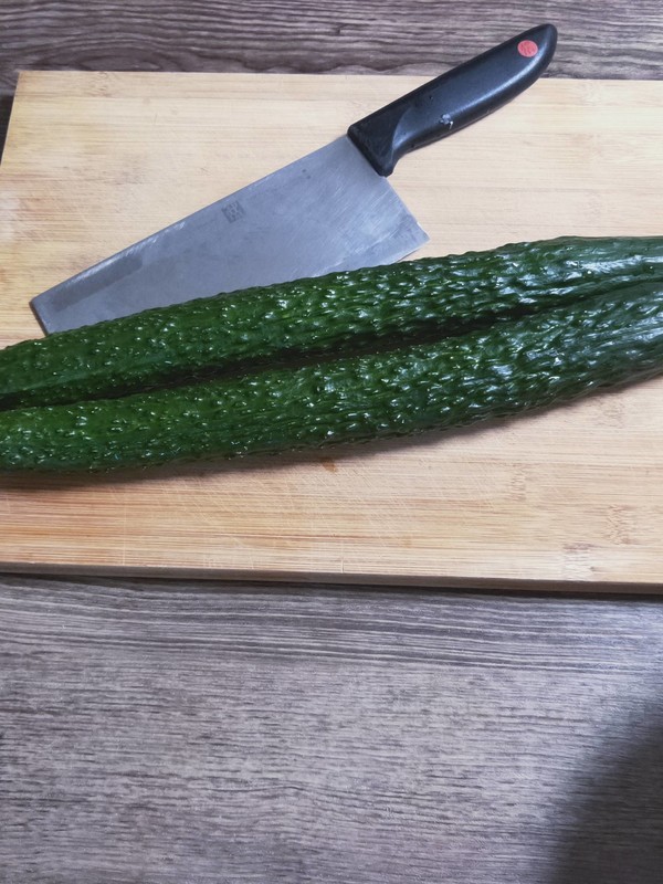 黃瓜拌涼皮。的做法-咸鮮味拌菜譜