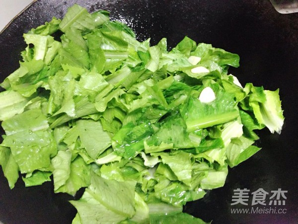 蒜炒油麥菜的做法-家常味炒菜譜