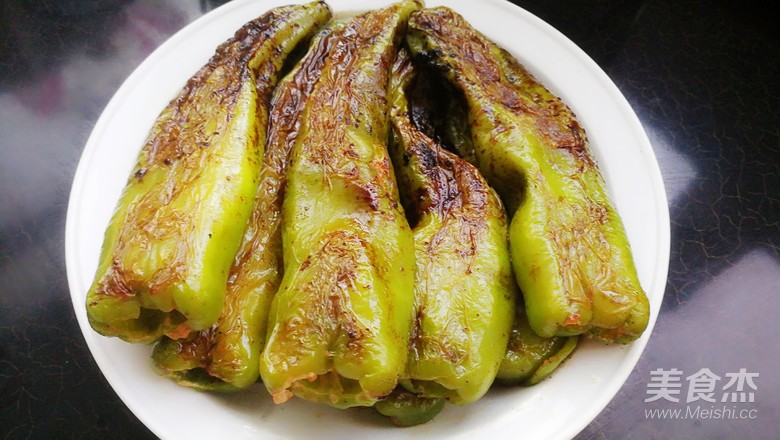 虎皮釀肉電餅鐺版的做法-香辣味煎菜譜