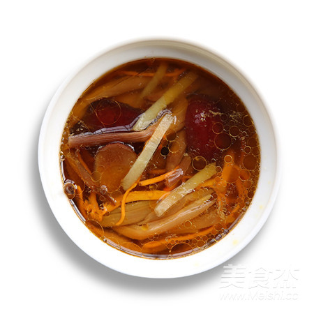 【滋補暖心】黃花菜蟲草花燉雞湯的做法-家常味燉菜譜