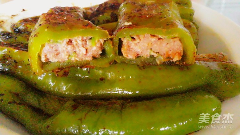 虎皮釀肉電餅鐺版的做法-香辣味煎菜譜-易網(wǎng)健康養(yǎng)生網(wǎng) 虎皮釀肉電餅鐺版的做法-香辣味煎菜譜