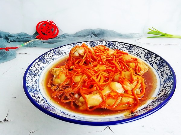 蟲(chóng)草花蒸雞腿的做法-家常味蒸菜譜-易網(wǎng)健康養(yǎng)生網(wǎng) 蟲(chóng)草花蒸雞腿的做法-家常味蒸菜譜