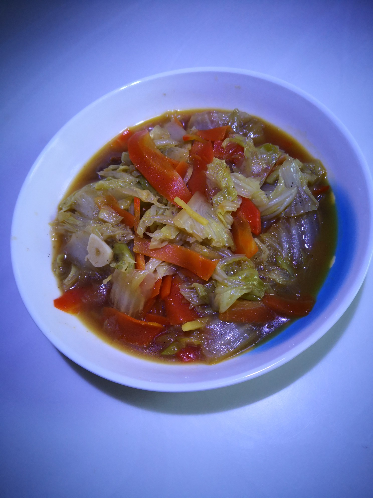 大白菜炒胡蘿卜的做法-家常味炒菜譜