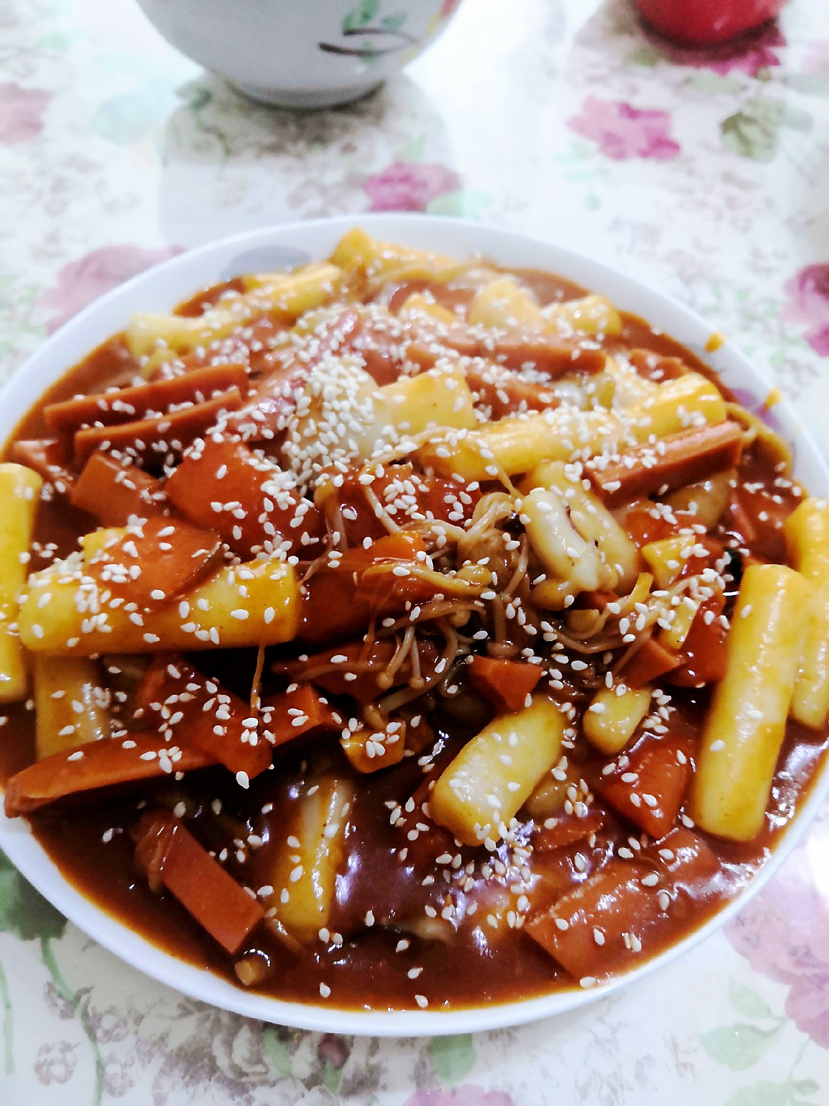 韓式炒年糕的做法-家常味炒菜譜