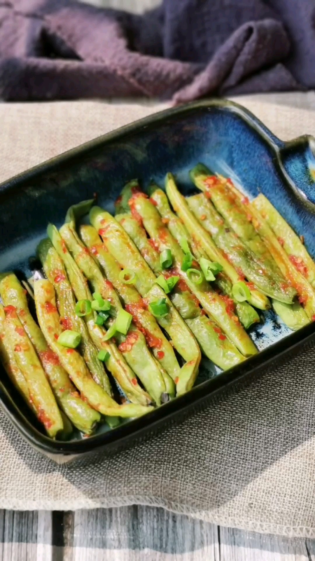 家常烤豆角的做法-家常味烤菜譜