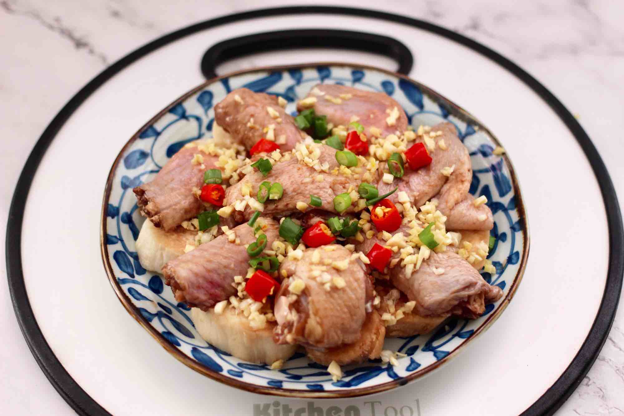 杏鮑菇蒸雞翅的做法-香辣味蒸菜譜-易網健康養生網 杏鮑菇蒸雞翅的做法-香辣味蒸菜譜
