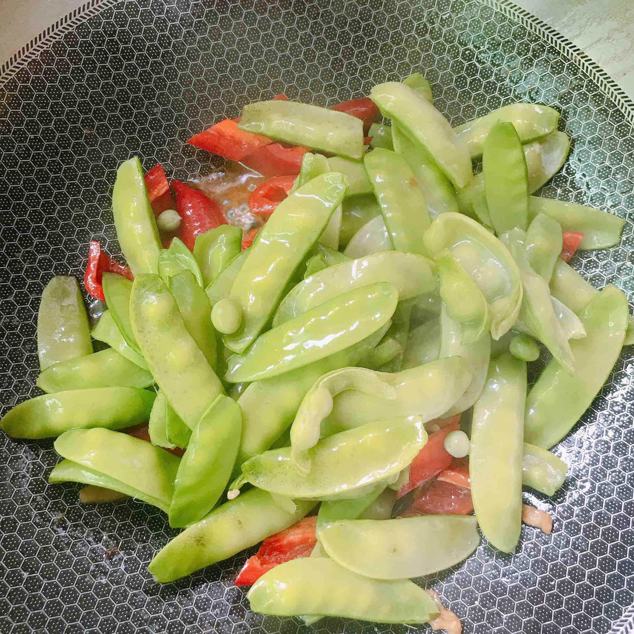 荷蘭豆炒肉片的做法-咸鮮味炒菜譜