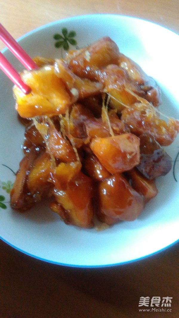 拔絲紅薯的做法-甜味炸菜譜-易網健康養生網 拔絲紅薯的做法-甜味炸菜譜