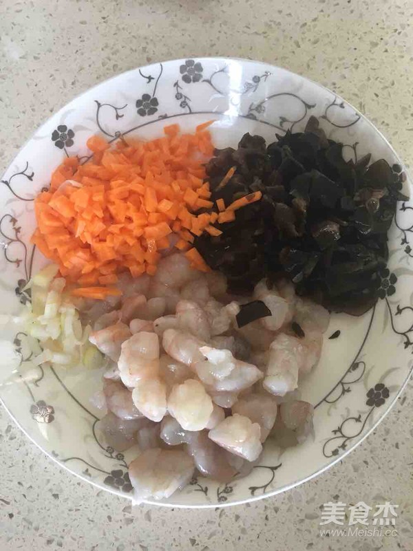 簡易版蝦仁雞蛋炒飯的做法-咸鮮味炒菜譜