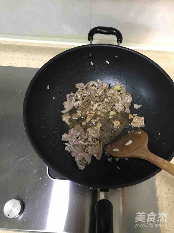 杏鮑菇肉片的做法-家常味炒菜譜