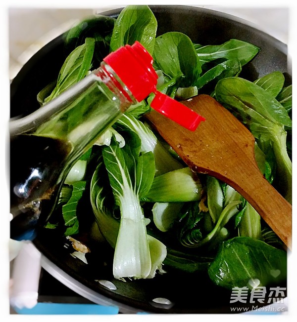 海米炒油菜的做法-咸鮮味炒菜譜