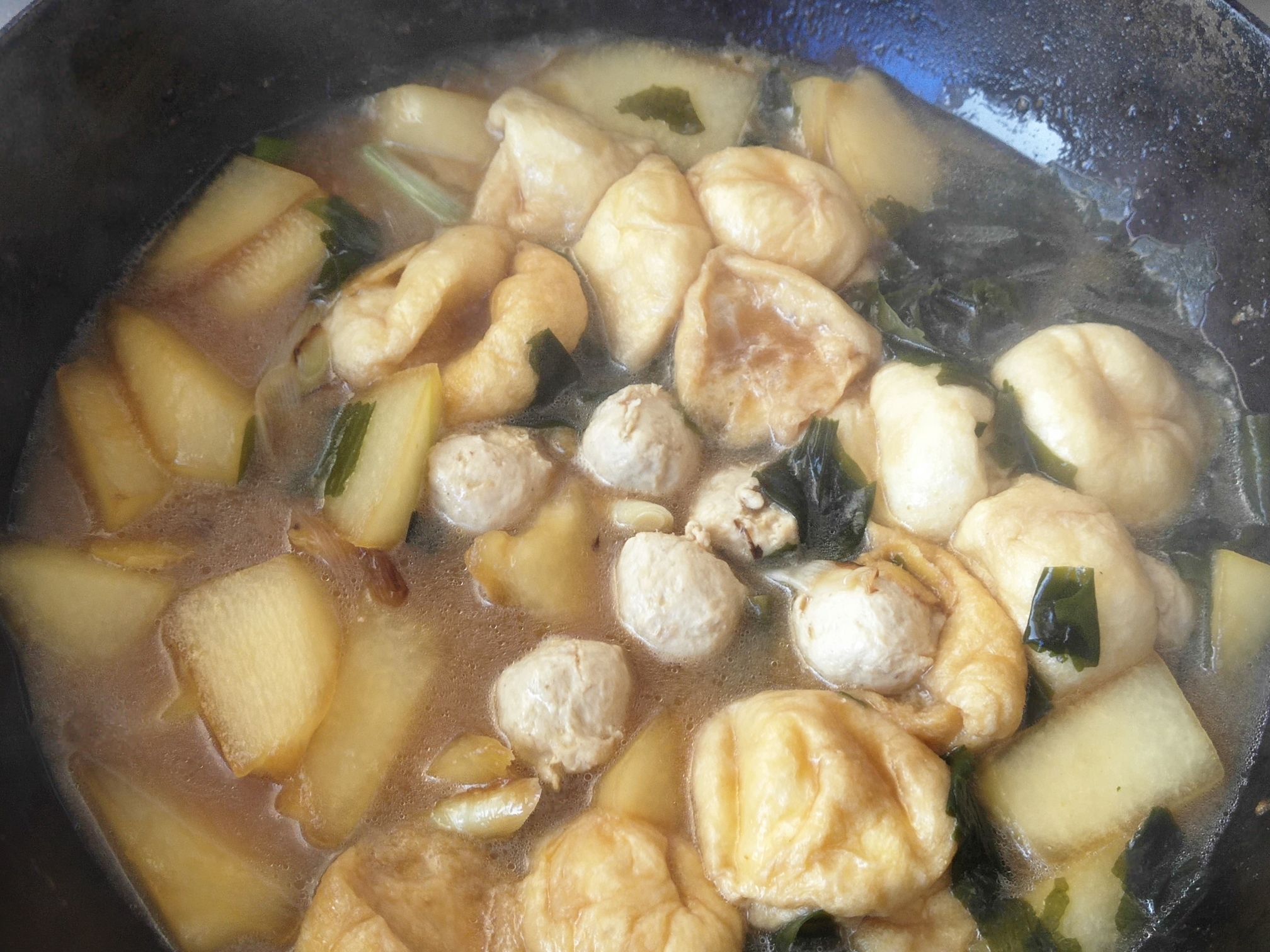 味增冬瓜雞丸湯的做法-咸鮮味煮菜譜
