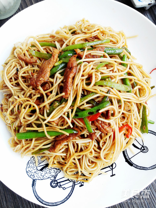 豆角肉絲炒面的做法-家常味炒菜譜-易網(wǎng)健康養(yǎng)生網(wǎng) 豆角肉絲炒面的做法-家常味炒菜譜