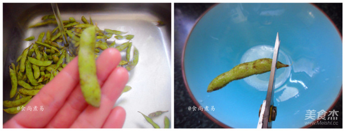 水煮五香毛豆的做法-五香味煮菜譜