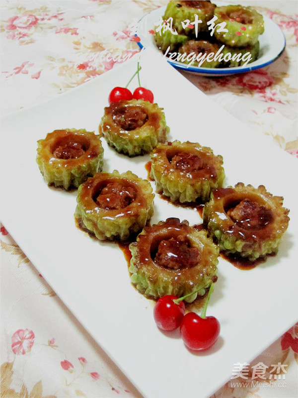 苦中作樂之苦瓜釀肉的做法-苦香味其它工藝菜譜
