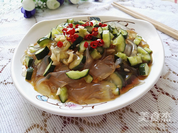 拉皮拌黃瓜的做法-香辣味拌菜譜