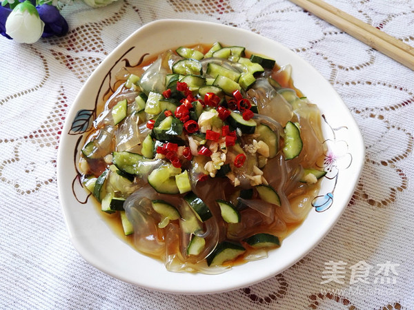 拉皮拌黃瓜的做法-香辣味拌菜譜