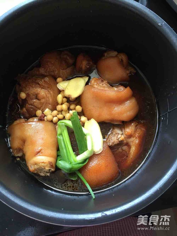 黃豆燉豬蹄/高壓鍋版的做法-五香味燉菜譜-易網健康養生網 黃豆燉豬蹄/高壓鍋版的做法-五香味燉菜譜