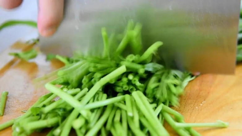肉末空心菜 空心菜 家常菜 快手菜的做法-家常味炒菜譜