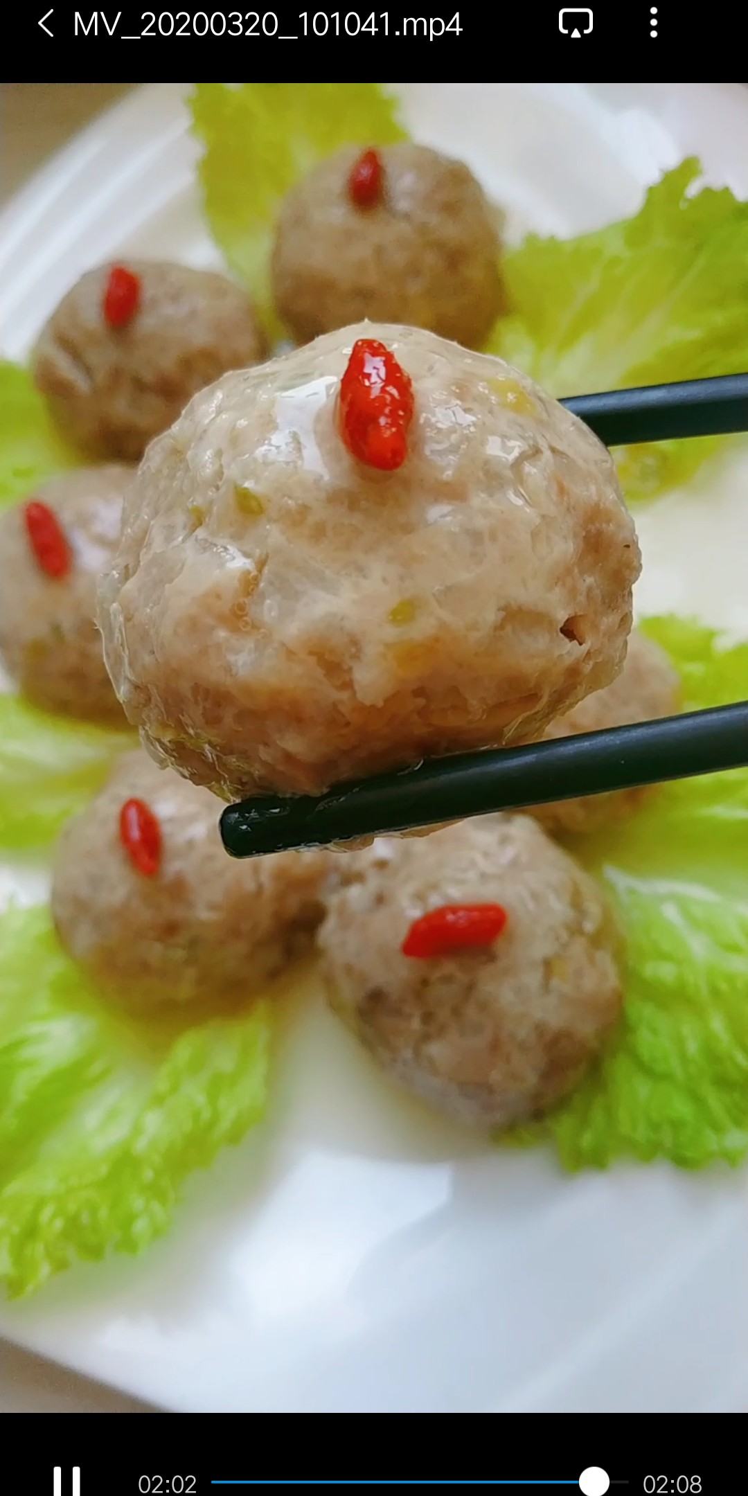涼薯獅子頭的做法-咸鮮味蒸菜譜