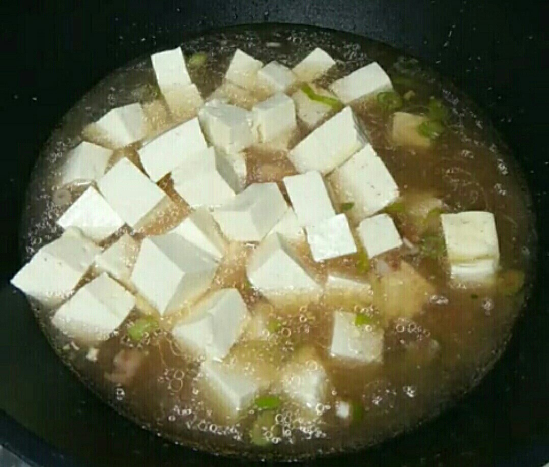 蝦醬燉豆腐的做法-咸鮮味燉菜譜