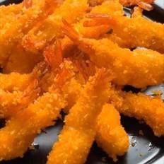 黃金香酥蝦的做法-咸鮮味炸菜譜