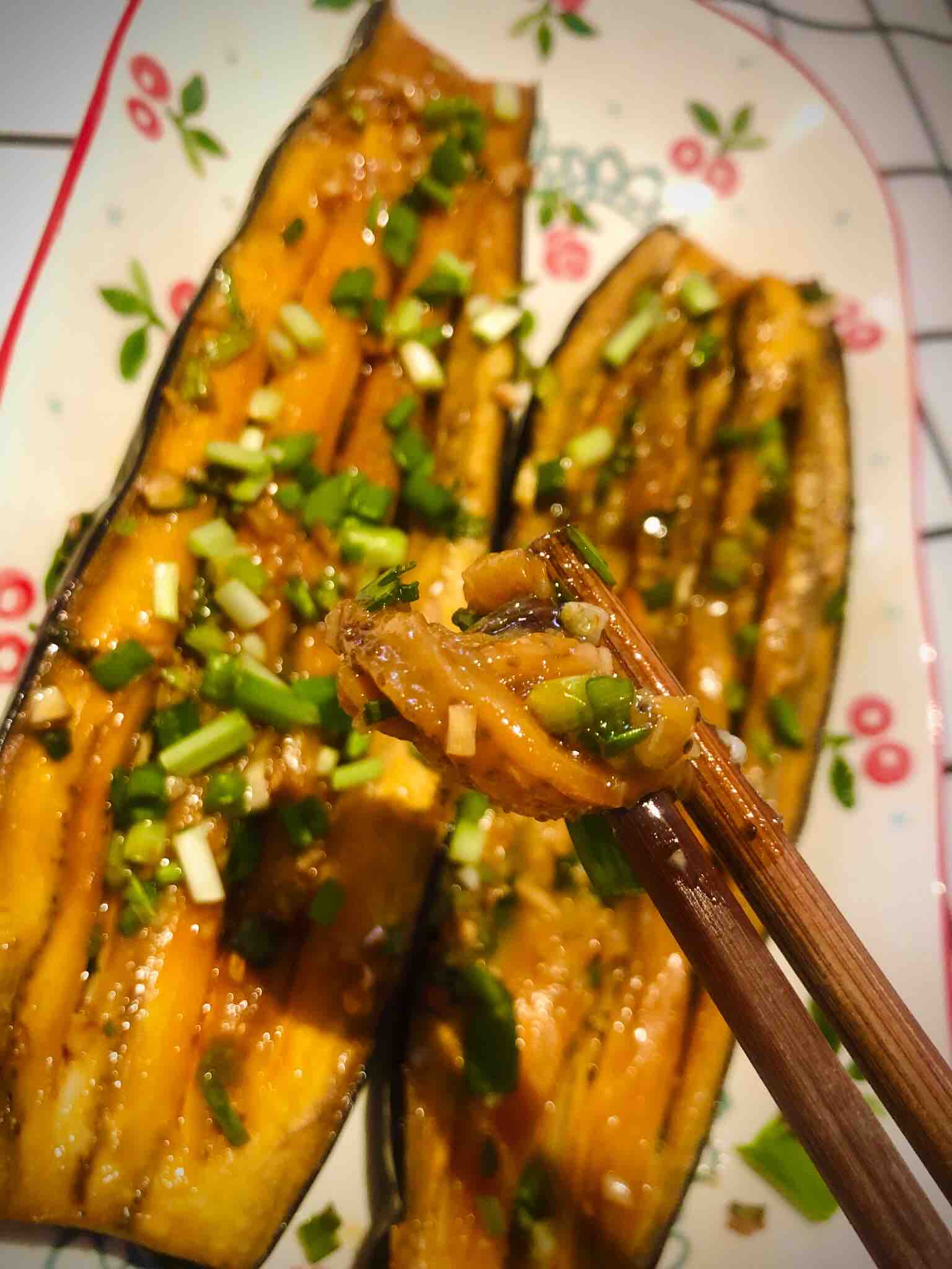 烤茄子的做法-家常味烤菜譜