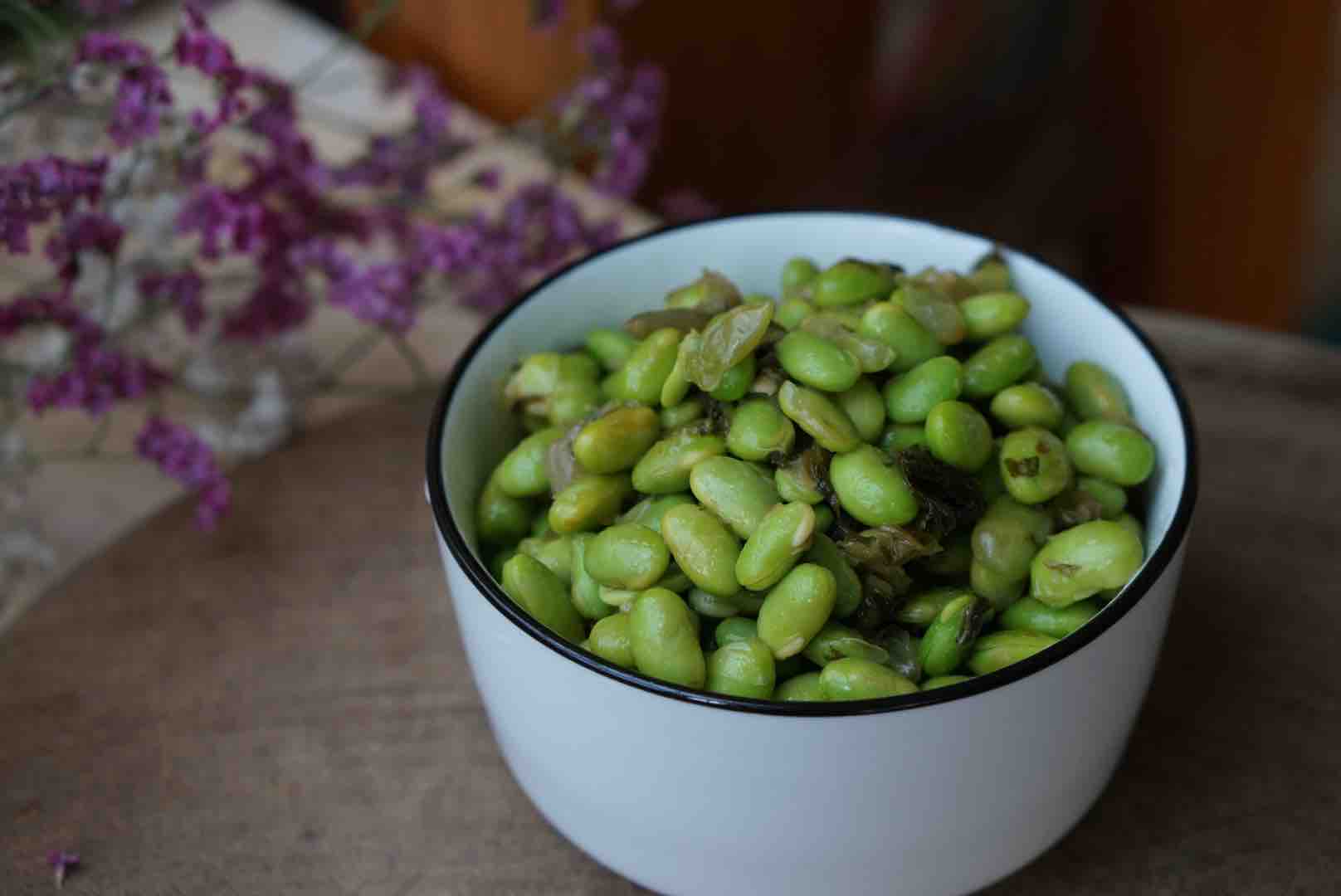 酸菜毛豆仁的做法-咸鮮味燒菜譜