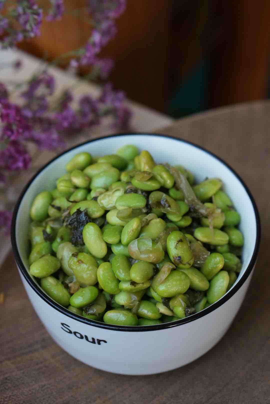 酸菜毛豆仁的做法-咸鮮味燒菜譜