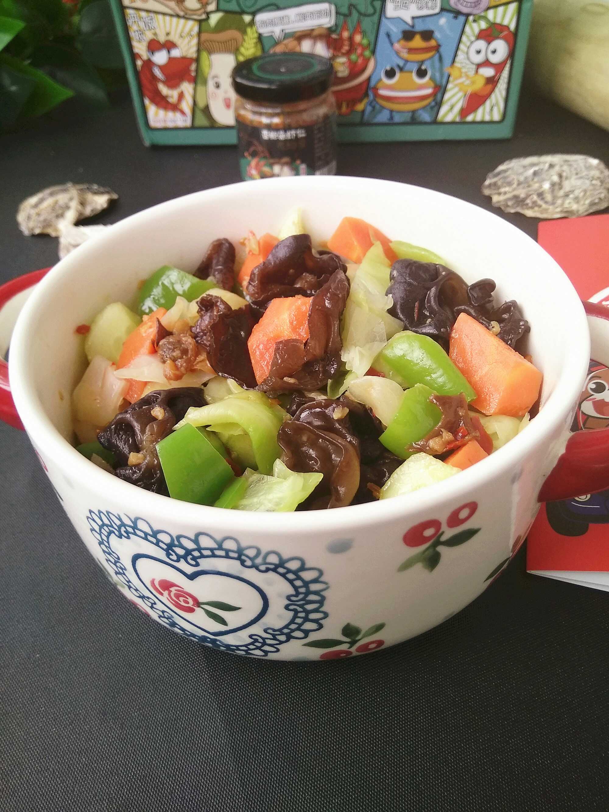 杏鮑菇蝦仁花蛤醬拌時蔬的做法-香辣味拌菜譜-易網健康養生網 杏鮑菇蝦仁花蛤醬拌時蔬的做法-香辣味拌菜譜