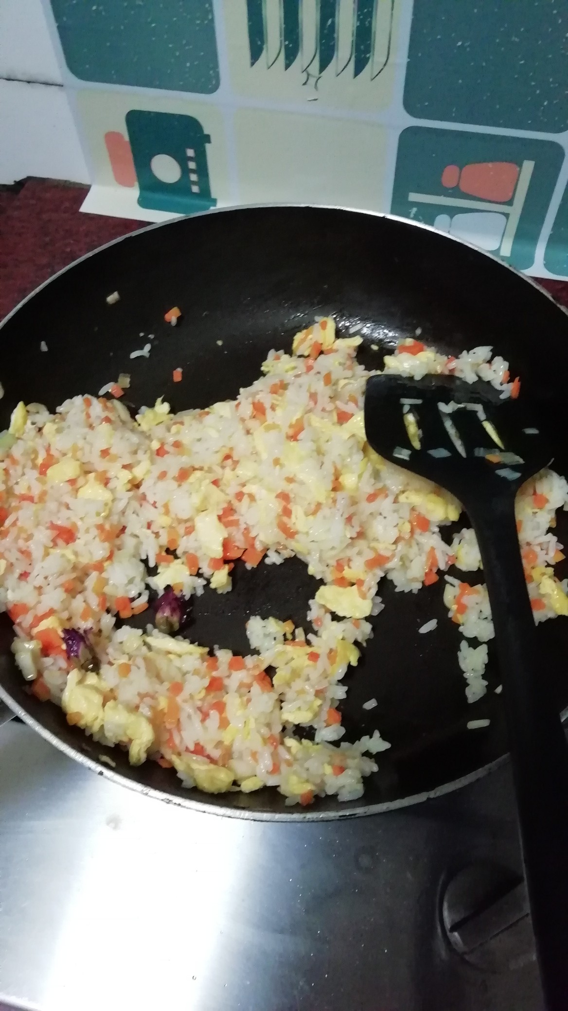 玫瑰花蛋炒飯的做法-家常味炒菜譜