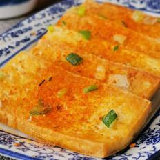 鐵板豆腐的做法-麻辣味煎菜譜