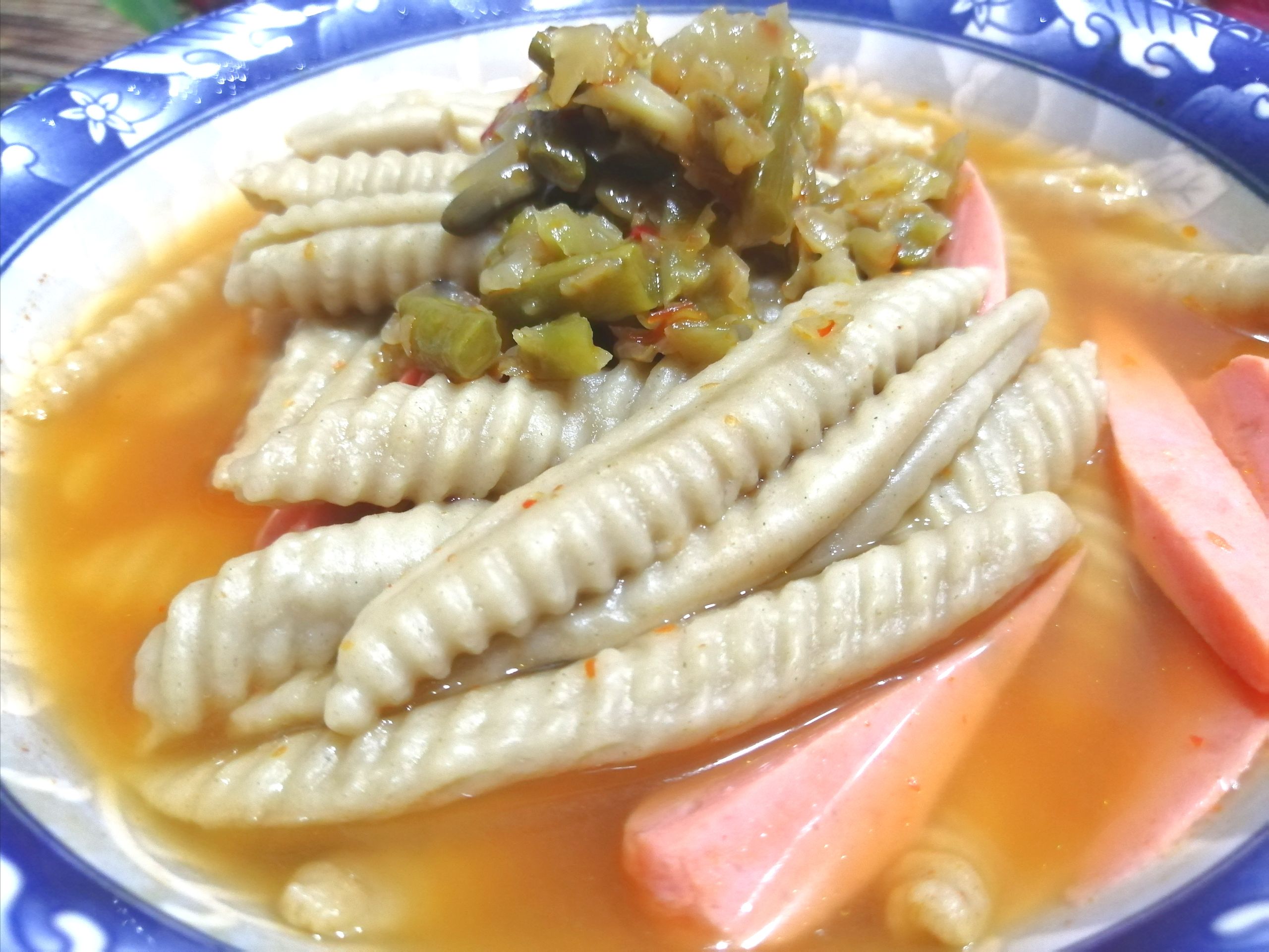 莜面魚魚的做法-酸味蒸菜譜