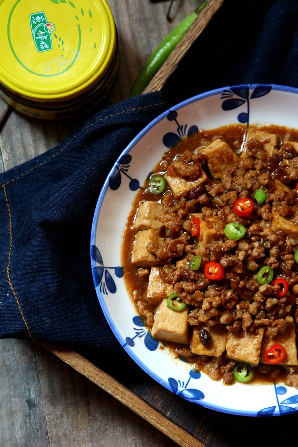 醬香肉末豆腐的做法-咸鮮味炒菜譜-易網健康養生網 醬香肉末豆腐的做法-咸鮮味炒菜譜