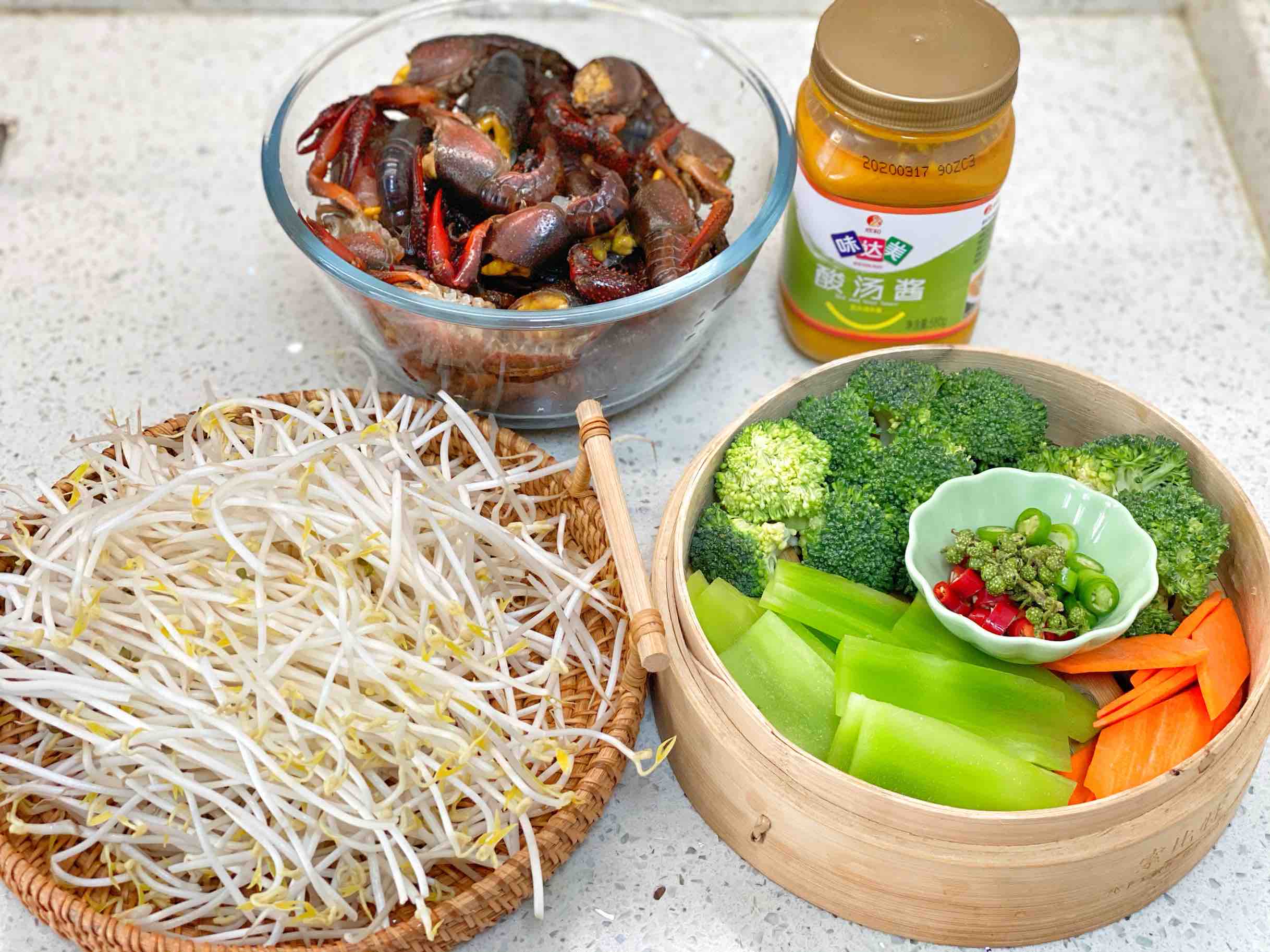 金湯小龍蝦的做法-香辣味燒菜譜