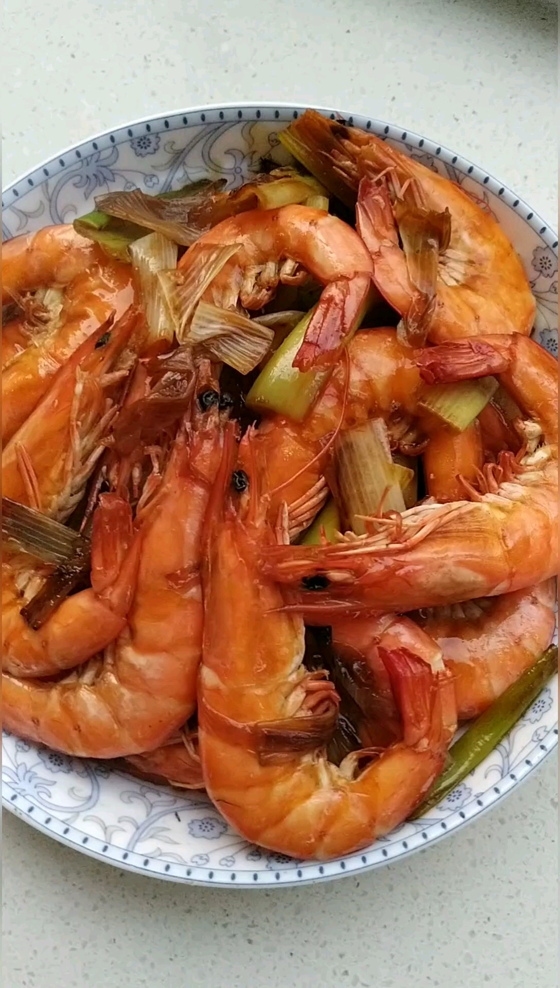 蔥炒海蝦的做法-家常味炒菜譜
