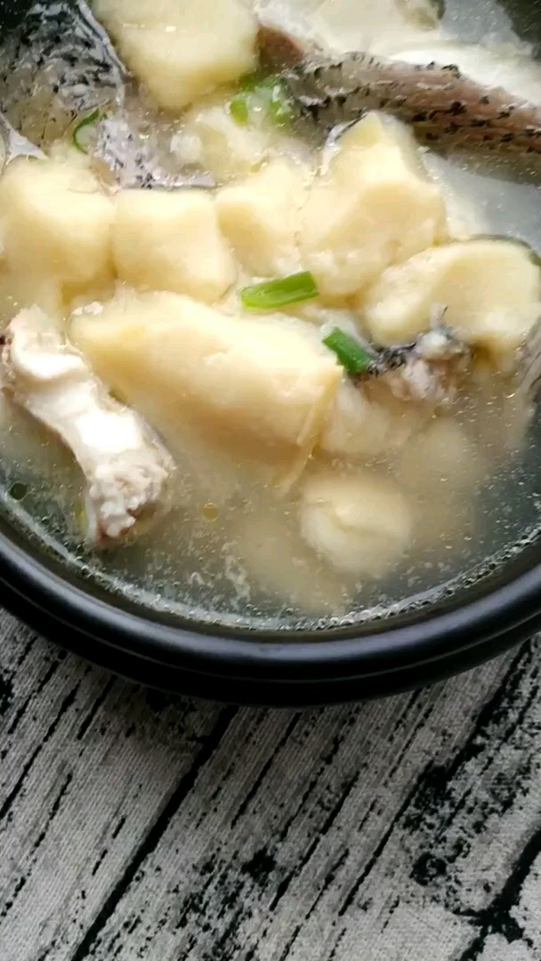 鷹嘴豆腐燉黑魚的做法-咸鮮味燉菜譜