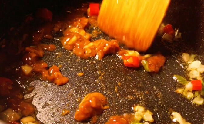 香辣白玉菇的做法-香辣味炒菜譜