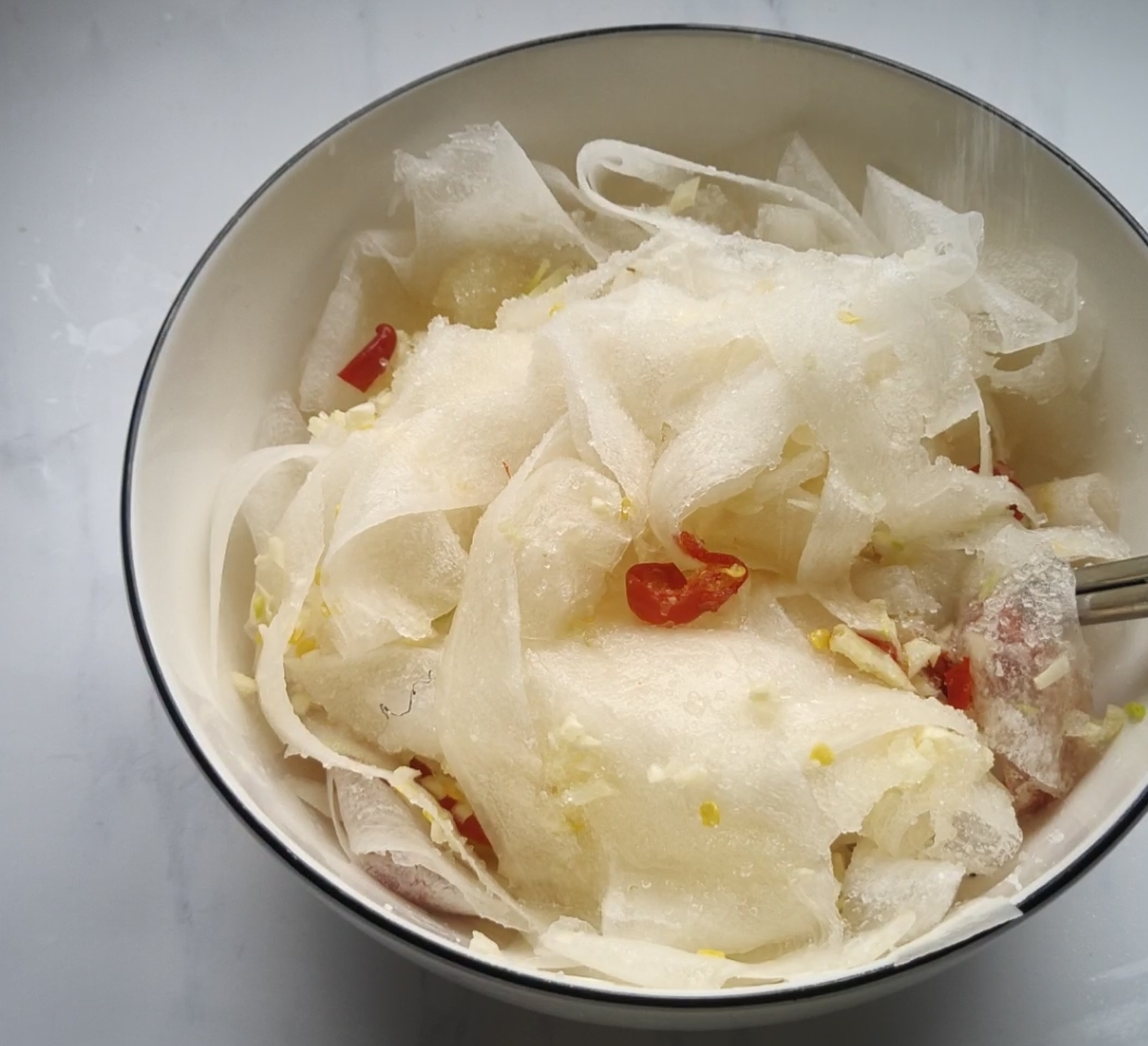 蘋果醋白玉蘿卜的做法-酸辣味拌菜譜