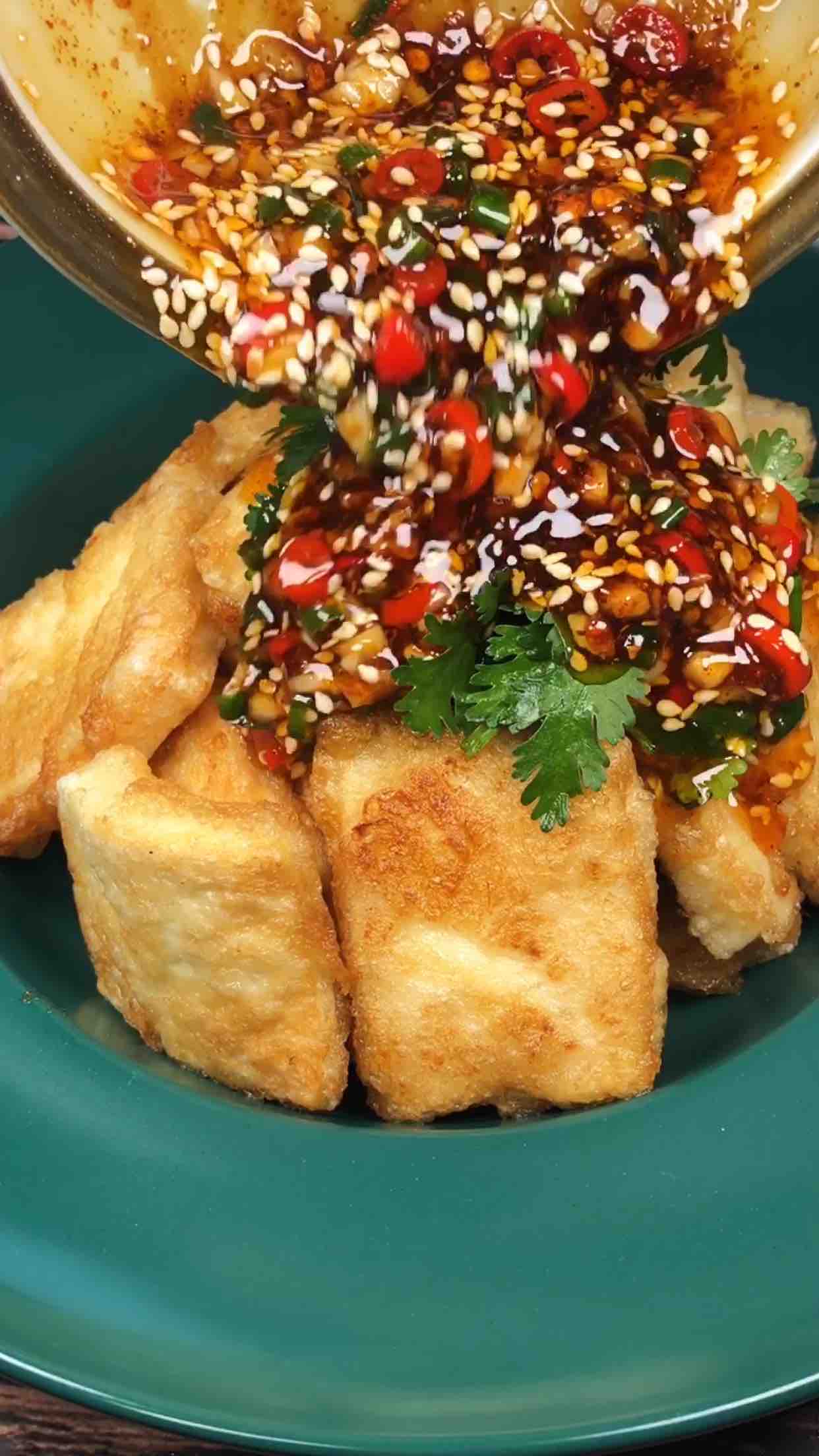 開胃豆腐小菜的做法-香辣味拌菜譜