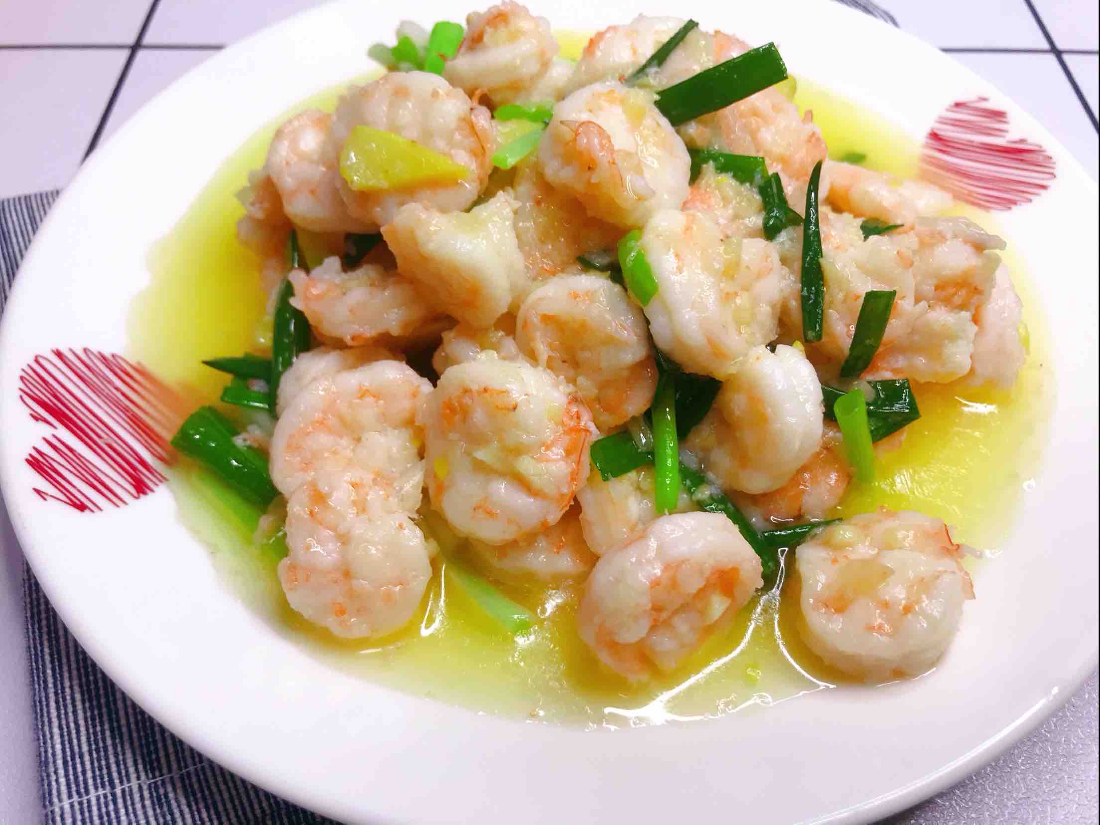 蔥爆蝦仁的做法-咸鮮味炒菜譜