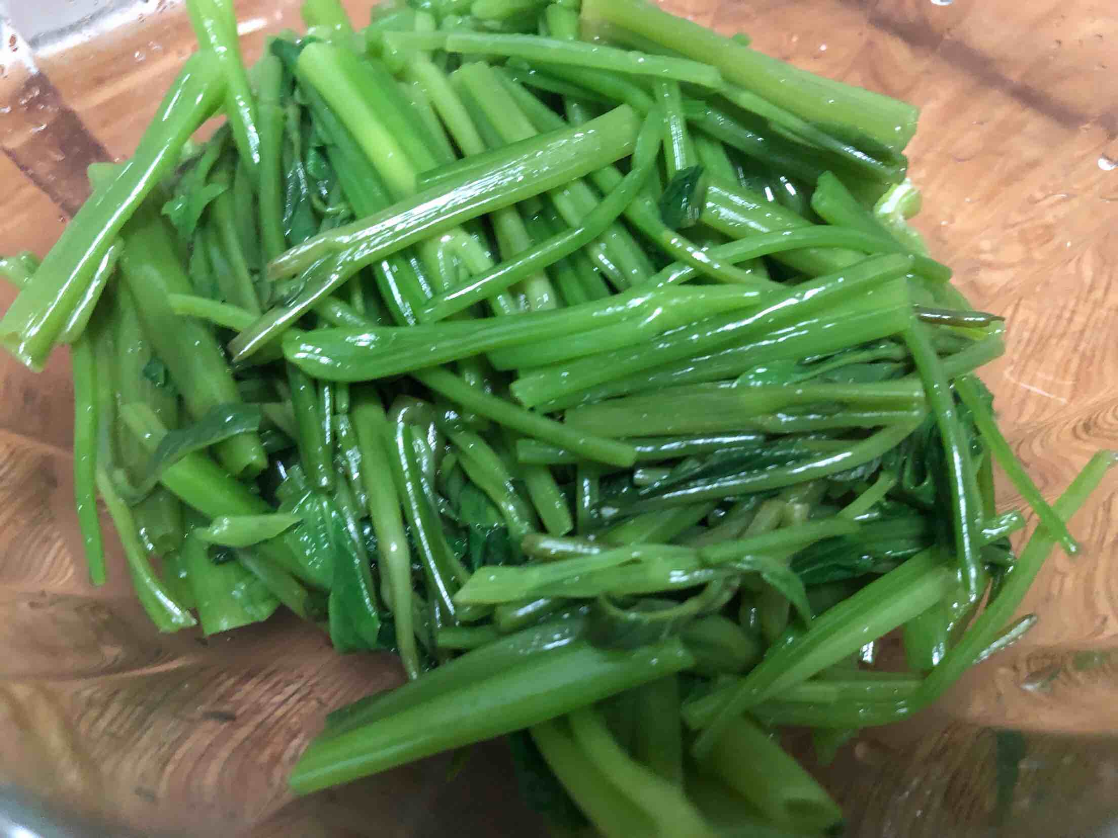 空心菜拌海帶的做法-家常味拌菜譜