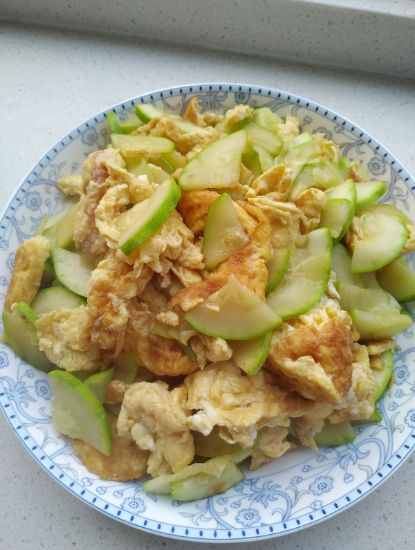 角瓜炒雞蛋的做法-家常味炒菜譜