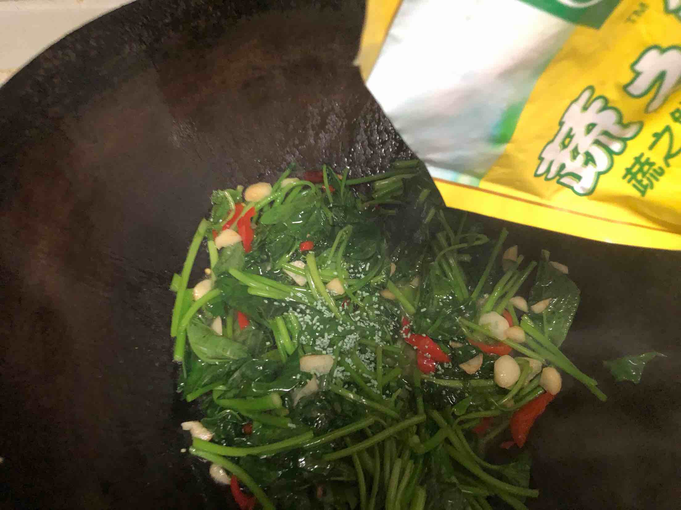 清炒長壽菜的做法-家常味炒菜譜