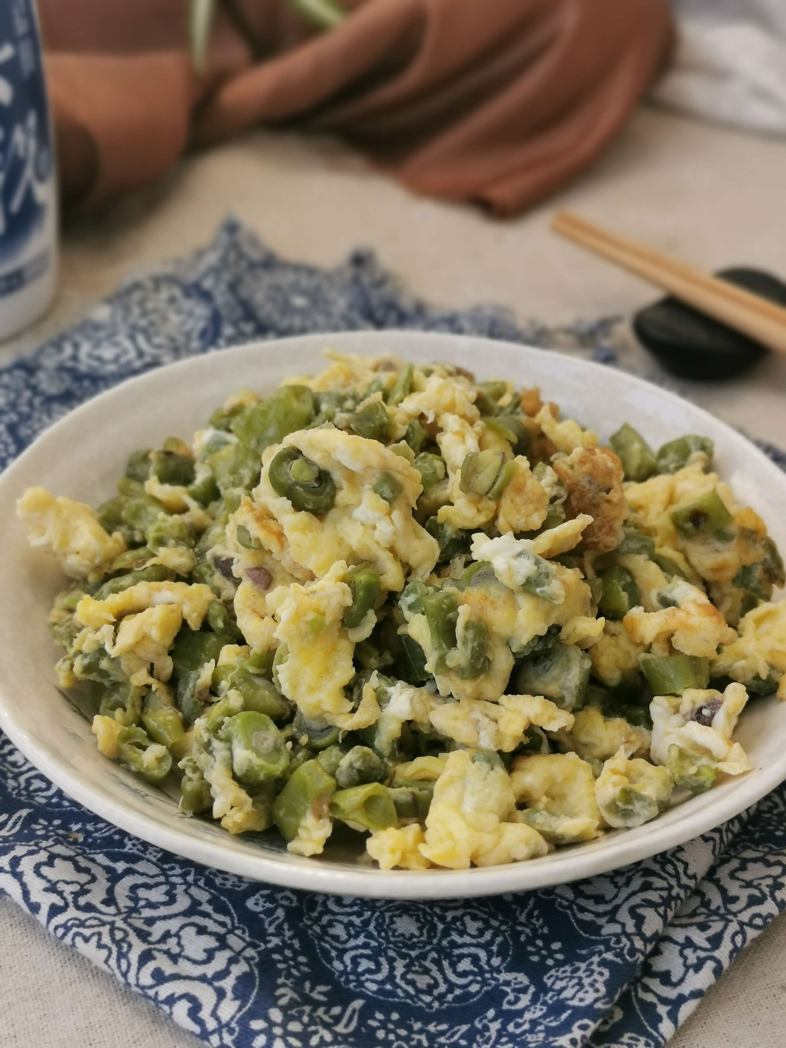 豆角炒雞蛋的做法-家常味炒菜譜
