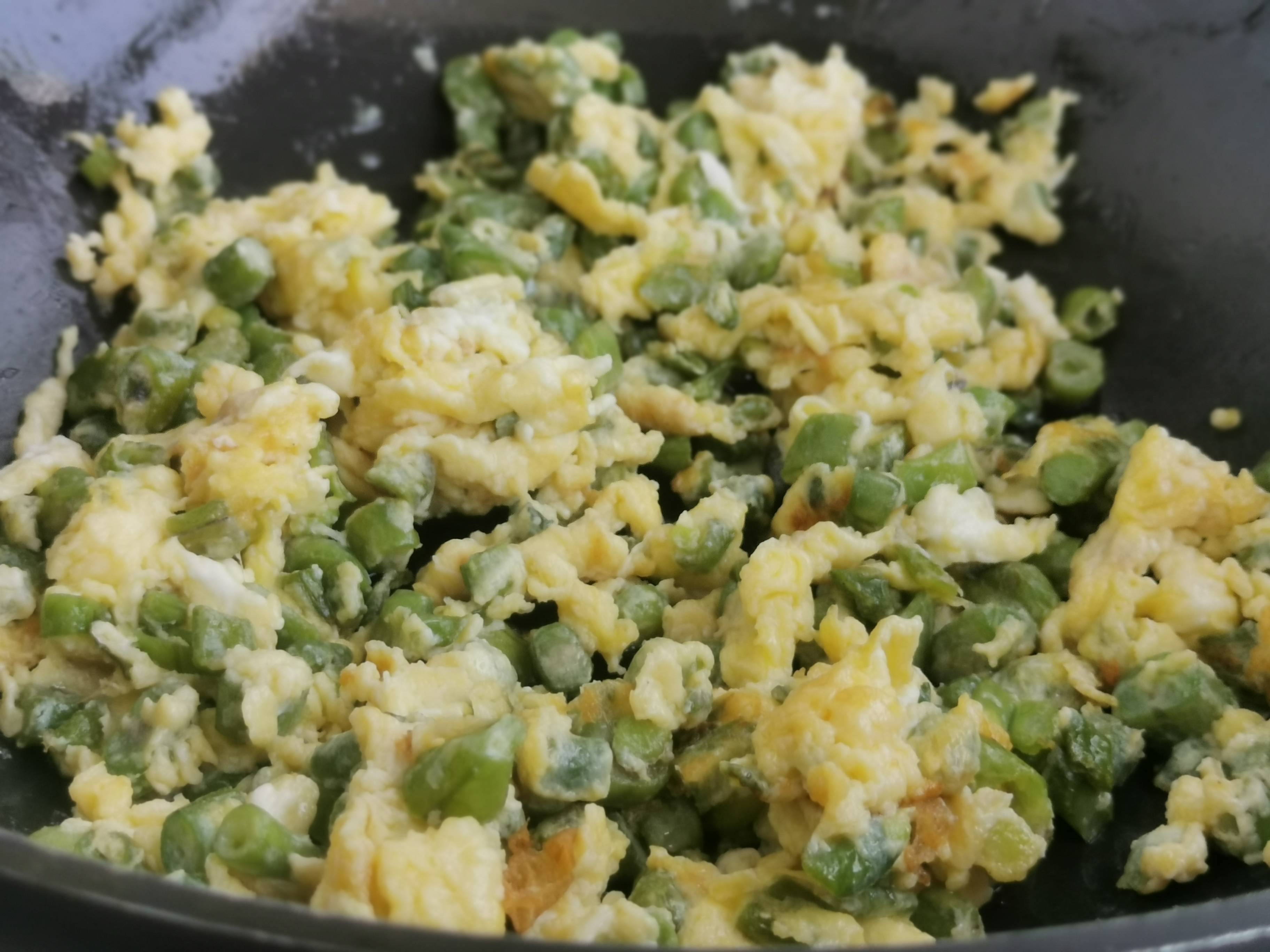 豆角炒雞蛋的做法-家常味炒菜譜