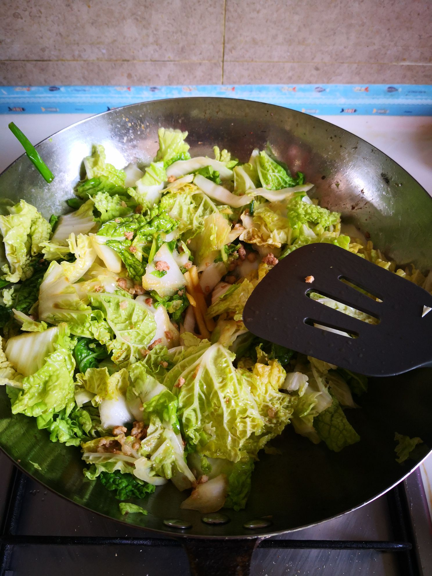白菜燉豆皮的做法-家常味燉菜譜