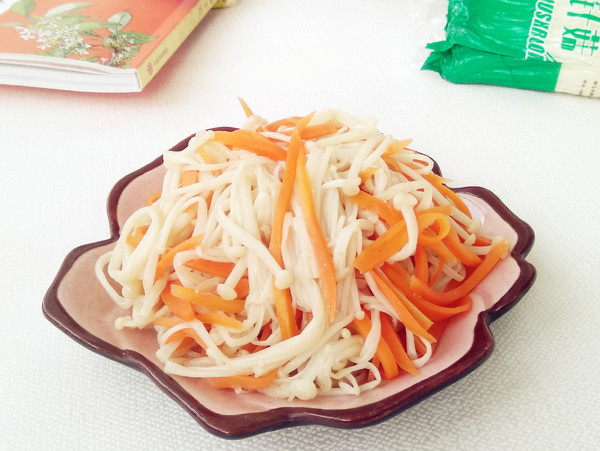 金針菇拌胡蘿卜的做法-家常味拌菜譜-易網健康養生網 金針菇拌胡蘿卜的做法-家常味拌菜譜