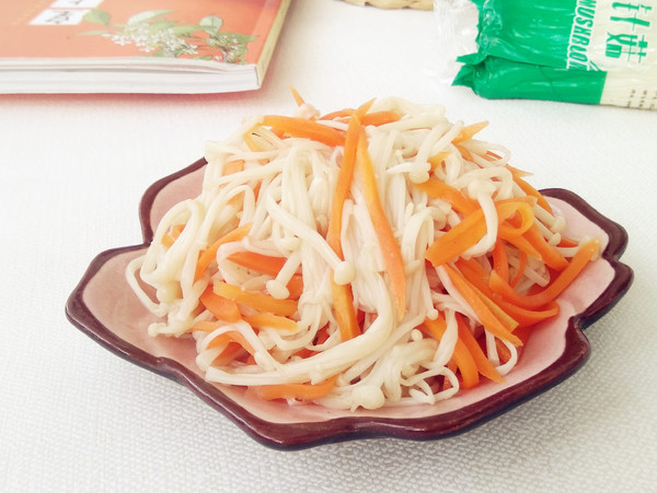 金針菇拌胡蘿卜的做法-家常味拌菜譜-易網健康養生網 金針菇拌胡蘿卜的做法-家常味拌菜譜