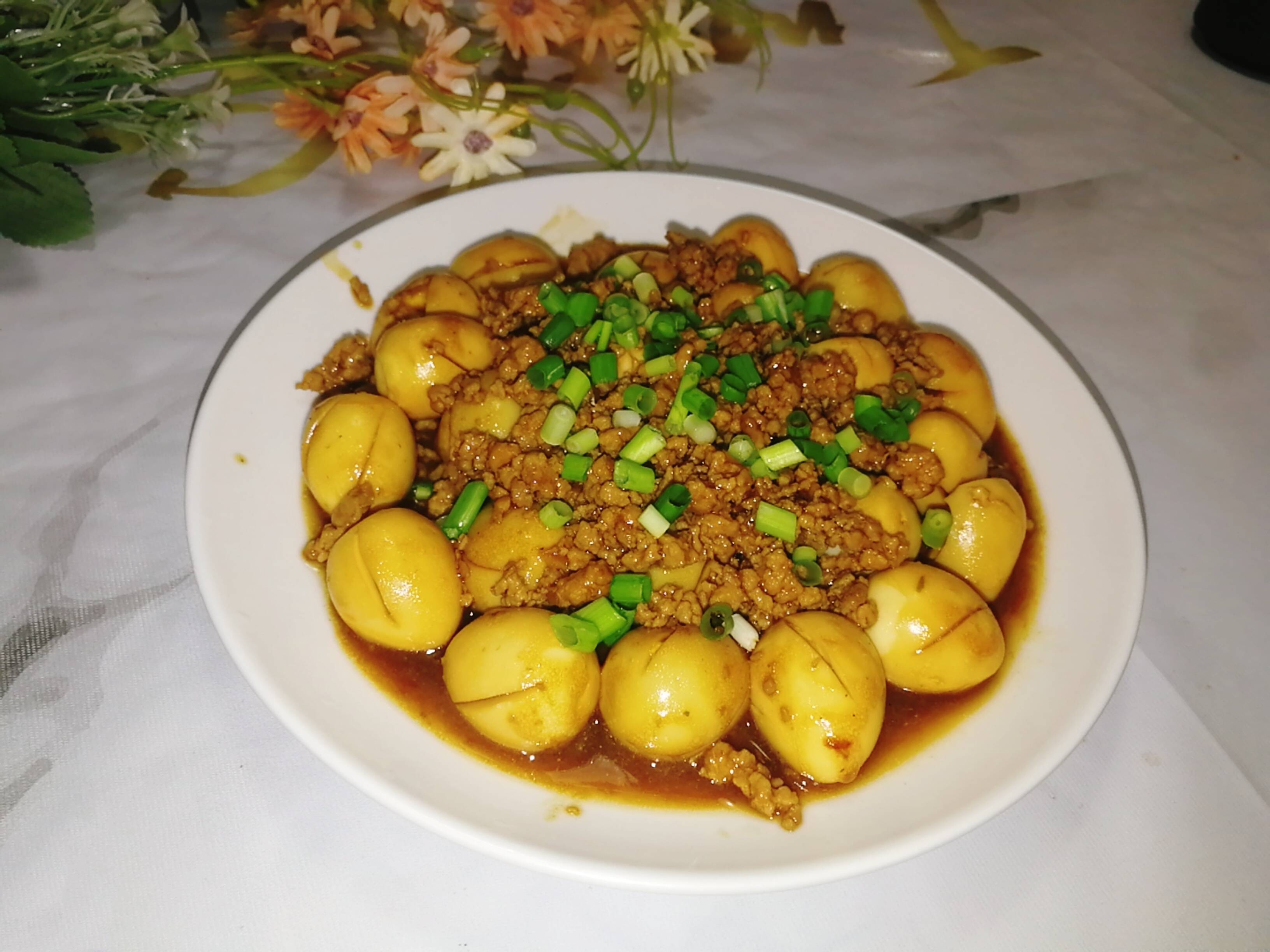肉末燒鵪鶉蛋的做法-家常味炒菜譜-易網健康養生網 肉末燒鵪鶉蛋的做法-家常味炒菜譜